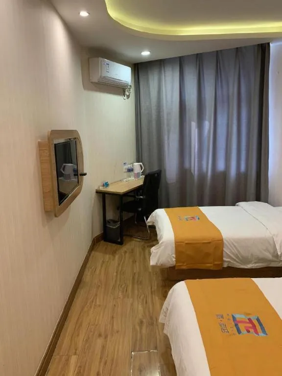Bed in PAI Hotels Shijiazhuang Railway Station West Square