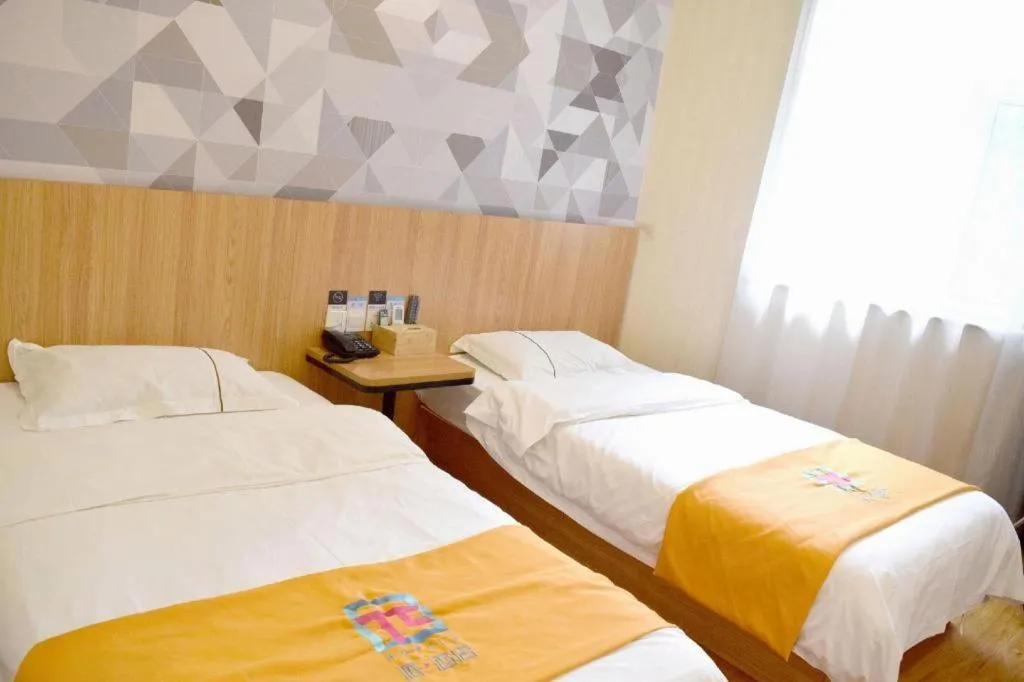 Bed in PAI Hotels Shijiazhuang Railway Station West Square