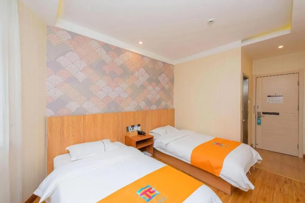 Bed in PAI Hotels Shijiazhuang Railway Station West Square