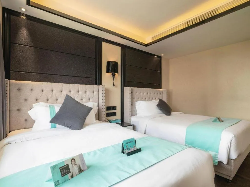 Bed in Xana Hotelle Tangshan North Railway Station