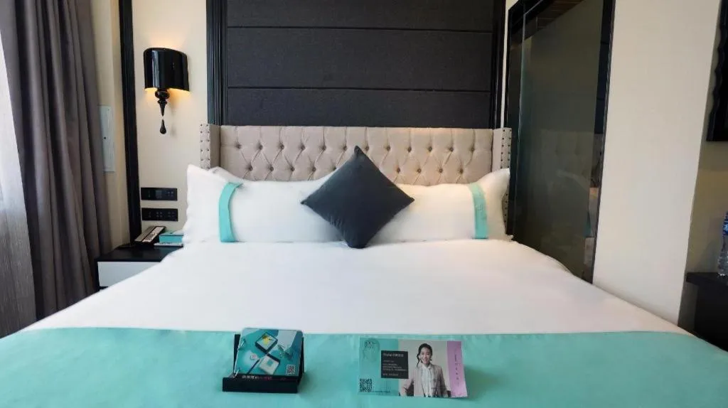 Bed in Xana Hotelle Tangshan North Railway Station