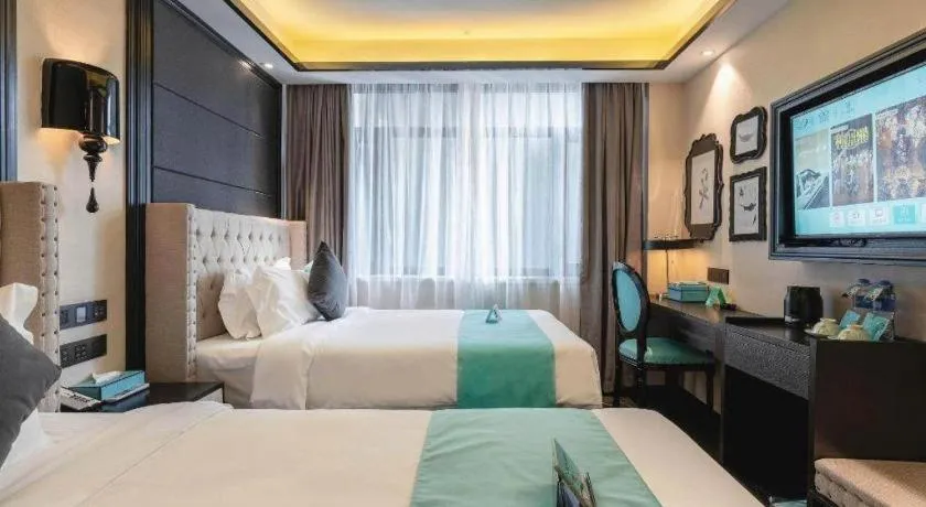 Bed in Xana Hotelle Tangshan North Railway Station