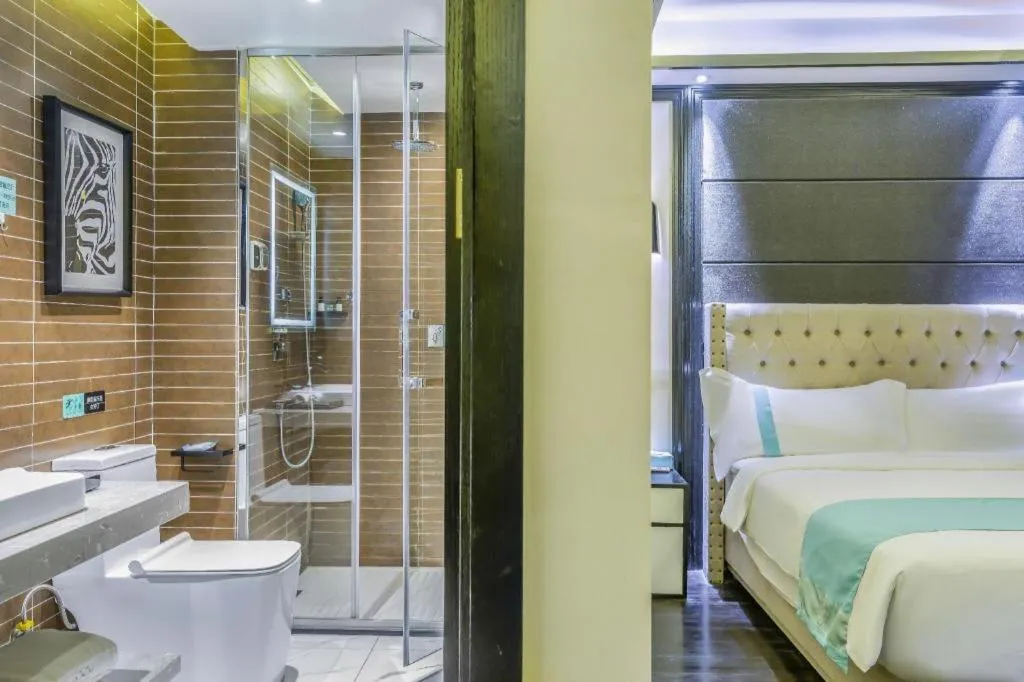 Bed in Xana Hotelle Tangshan North Railway Station