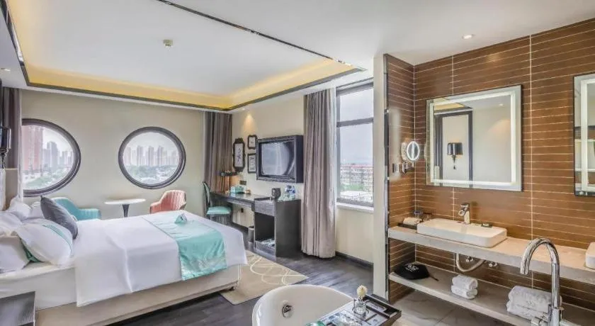 Bed in Xana Hotelle Tangshan North Railway Station