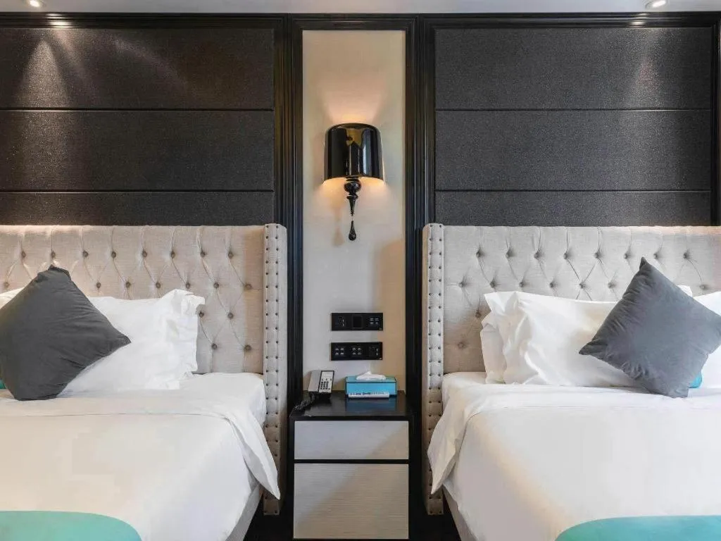 Bed in Xana Hotelle Tangshan North Railway Station