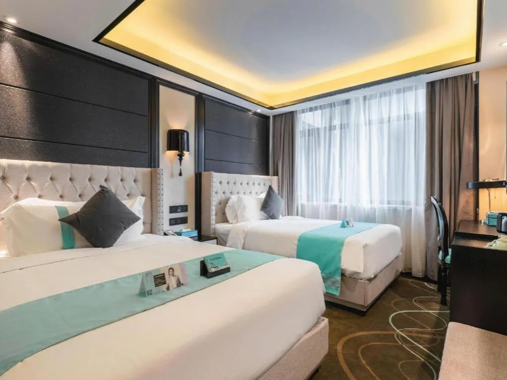 Bed in Xana Hotelle Tangshan North Railway Station