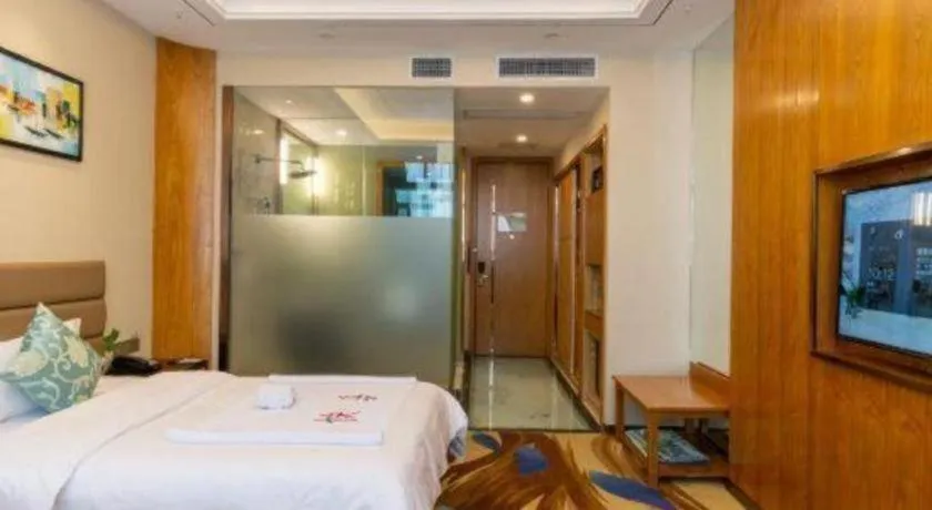 Bed in Ramada by Wyndham Taixing