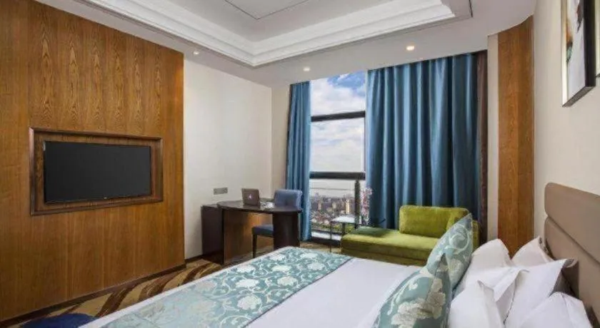 Bed in Ramada by Wyndham Taixing