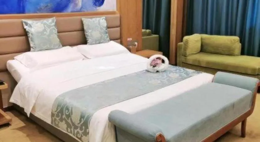 Bed in Ramada by Wyndham Taixing