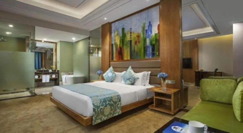 Bed in Ramada by Wyndham Taixing