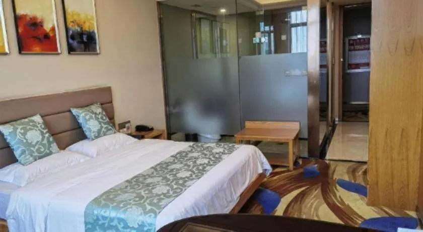 Bed in Ramada by Wyndham Taixing