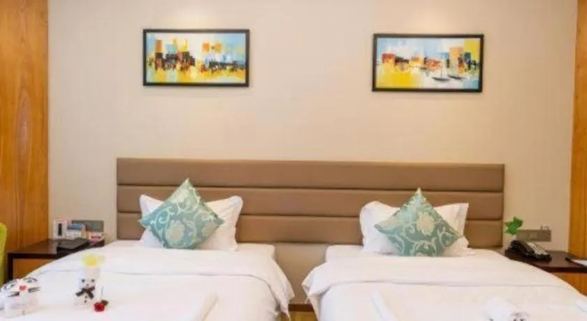 Bed in Ramada by Wyndham Taixing