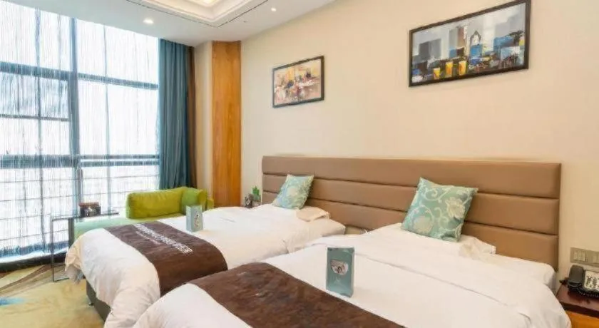 Bed in Ramada by Wyndham Taixing