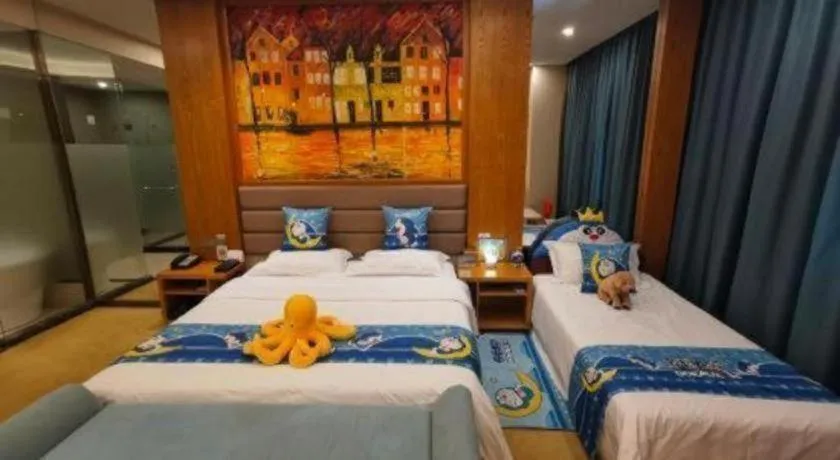 Bed in Ramada by Wyndham Taixing