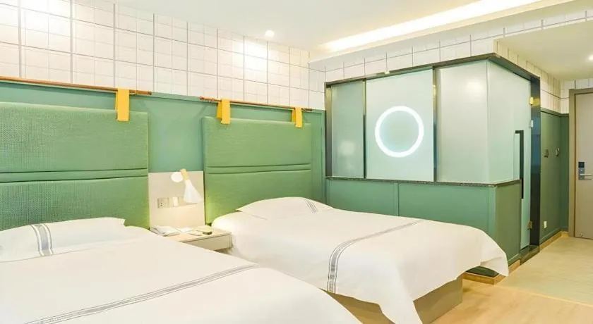Bed in Urban Garden Hotel Chengyang District Government Liuting Airport