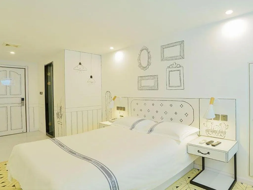 Bed in Urban Garden Hotel Chengyang District Government Liuting Airport