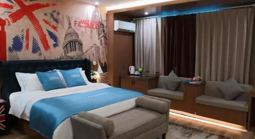 Bed in Urban Garden Hotel Chengyang District Government Liuting Airport