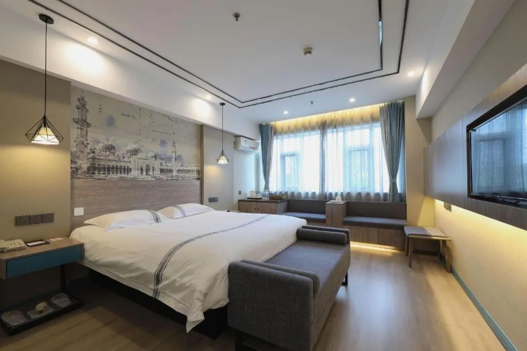 Bed in Urban Garden Hotel Chengyang District Government Liuting Airport