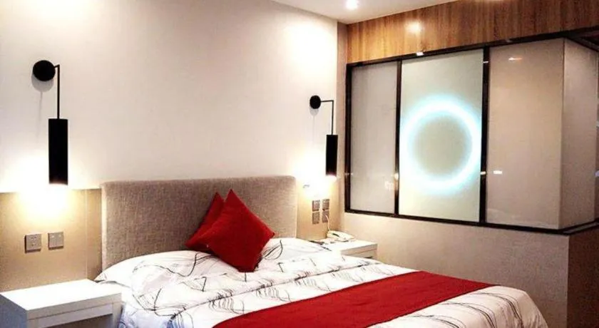 Bed in Urban Garden Hotel Chengyang District Government Liuting Airport