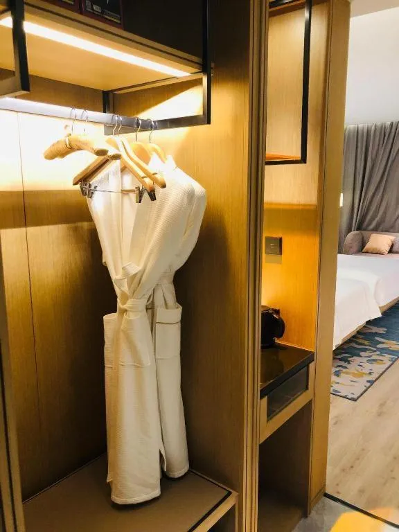 Bed in The Hotel V Nanjing Lishui