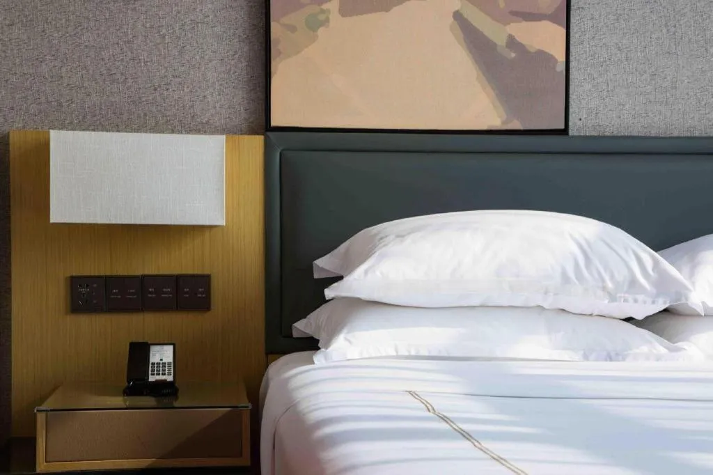 Bed in The Hotel V Nanjing Lishui