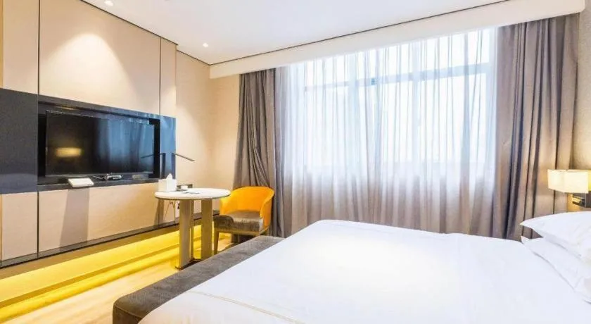 Bed in The Hotel V Nanjing Lishui