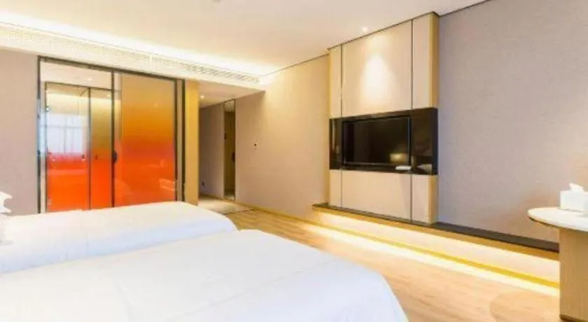 Bed in The Hotel V Nanjing Lishui