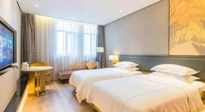 Bed in The Hotel V Nanjing Lishui