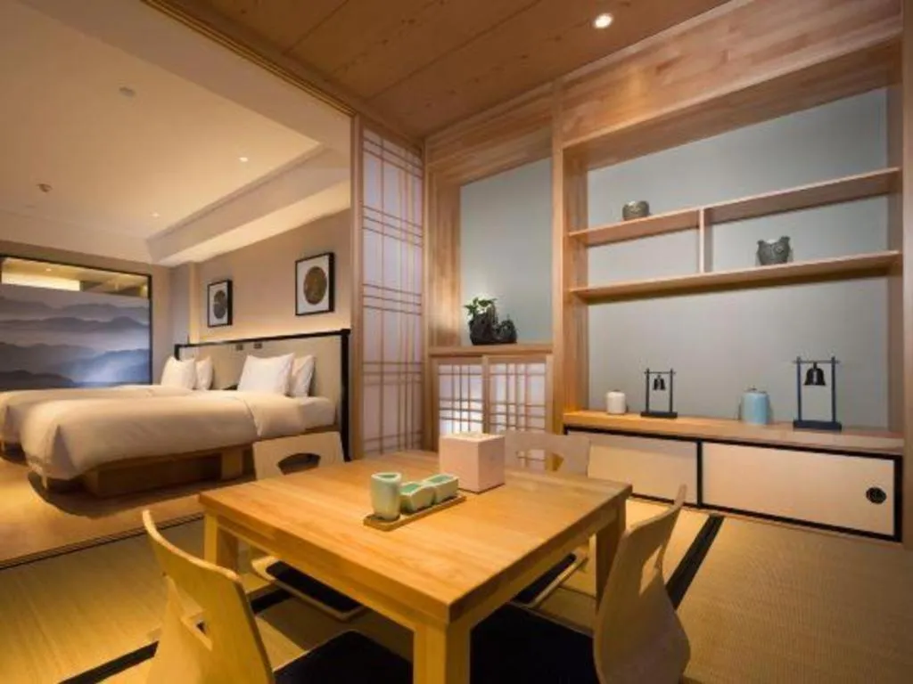 Bed in The Hotel V Nanjing Confucius Temple