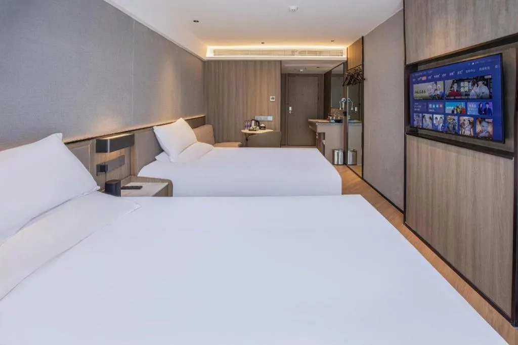 Bed in Starway Hotel(Shuiximen Street,Nanjing)