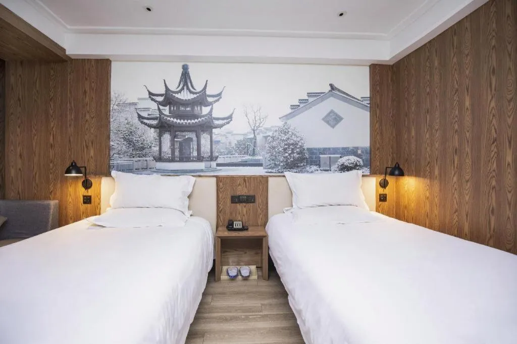 Bed in Starway Hotel(Shuiximen Street,Nanjing)