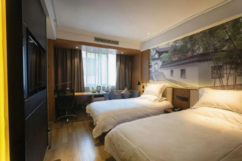 Bed in Starway Hotel(Shuiximen Street,Nanjing)