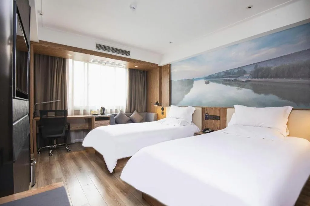 Bed in Starway Hotel(Shuiximen Street,Nanjing)