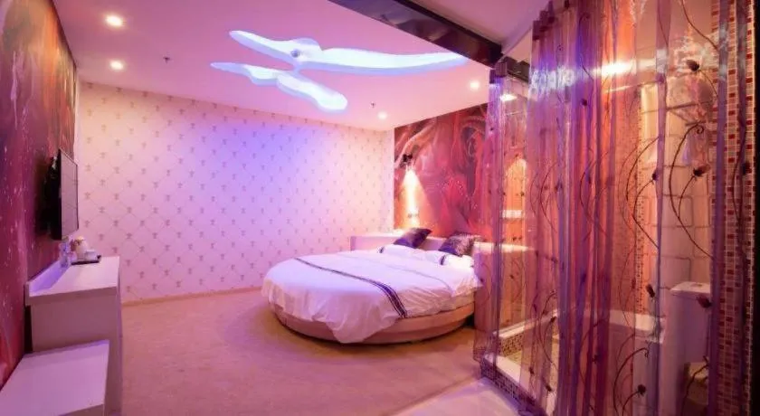 Bed in City 118 Hotel Qingdao Boardcast Tower