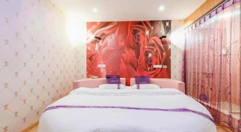 Bed in City 118 Hotel Qingdao Boardcast Tower