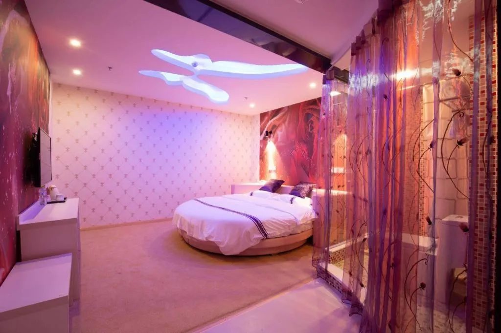 Bed in City 118 Hotel Qingdao Boardcast Tower