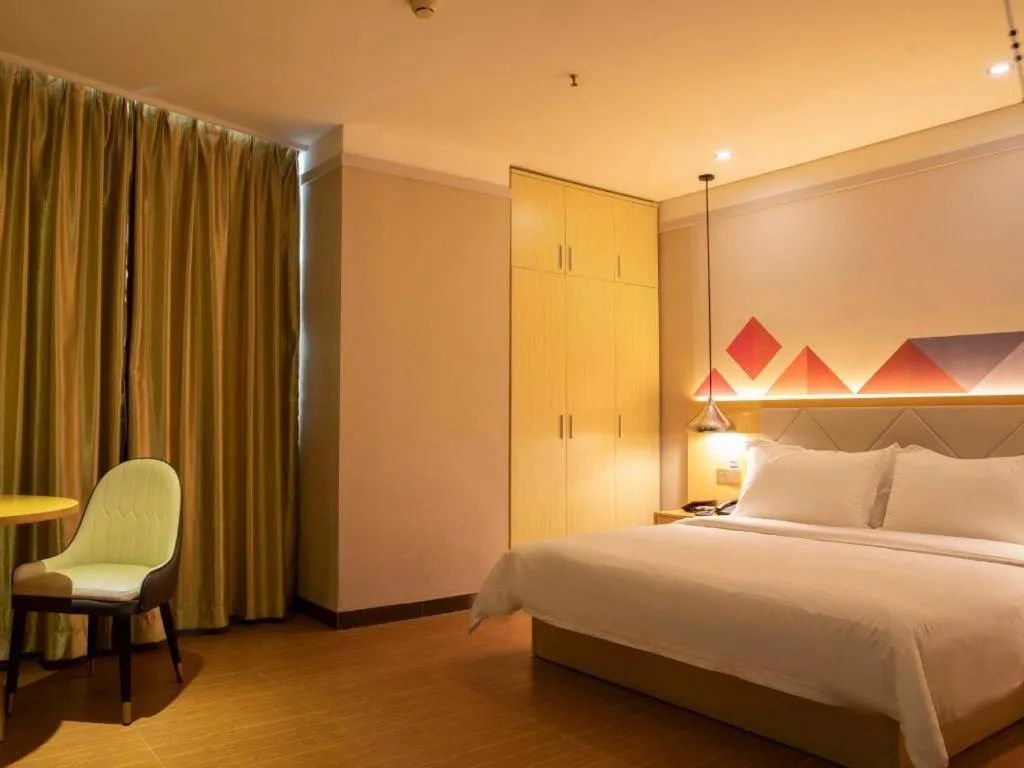 Bed in Borrman Hotel Dongguan Zhongtang