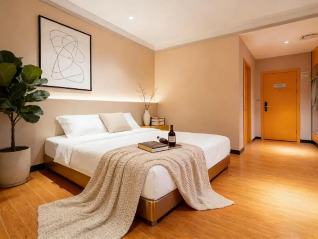 Bed in Borrman Hotel Dongguan Zhongtang