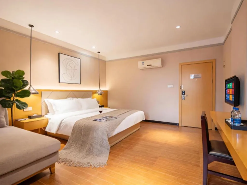 Bed in Borrman Hotel Dongguan Zhongtang