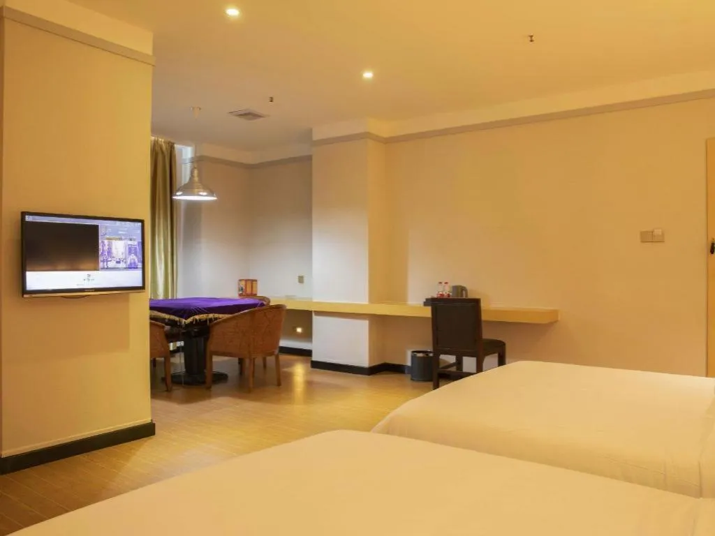 Bed in Borrman Hotel Dongguan Zhongtang