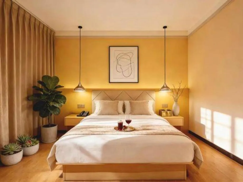 Bed in Borrman Hotel Dongguan Zhongtang