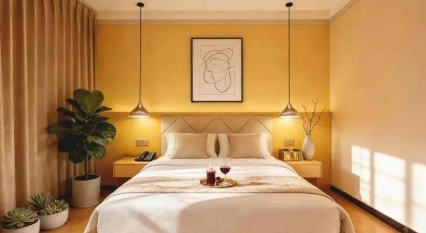 Bed in Borrman Hotel Dongguan Zhongtang