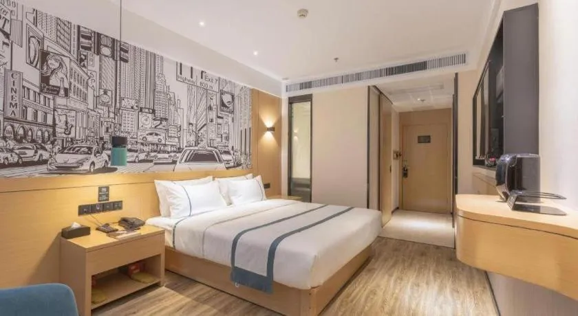 Bed in City Comfort Inn Xingtai Wanda