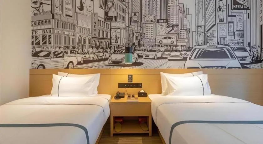 Bed in City Comfort Inn Xingtai Wanda