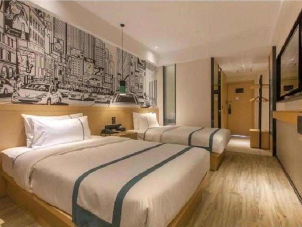 Bed in City Comfort Inn Wuhan Tianhe Airport Outlets