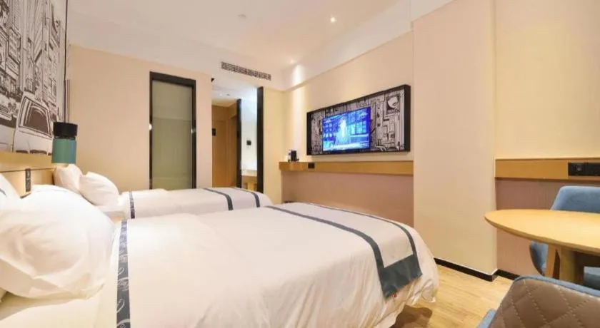 Bed in City Comfort Inn Wuhan Tianhe Airport Outlets