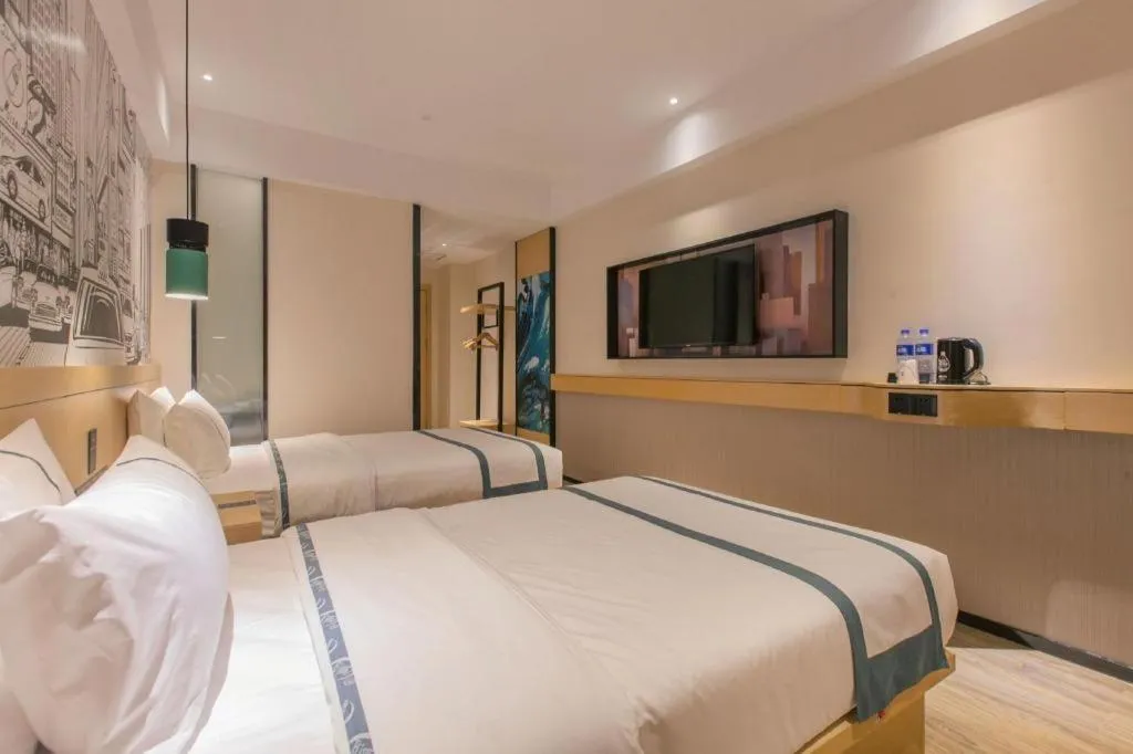 Bed in City Comfort Inn Wuhan Tianhe Airport Outlets