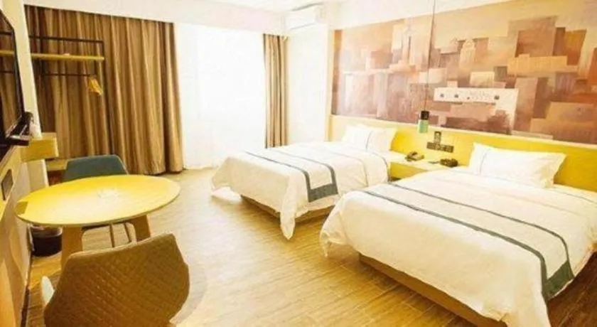 Bed in City Comfort Inn Dongguan Liaobu Jingtai Jiarong Shopping Plaza