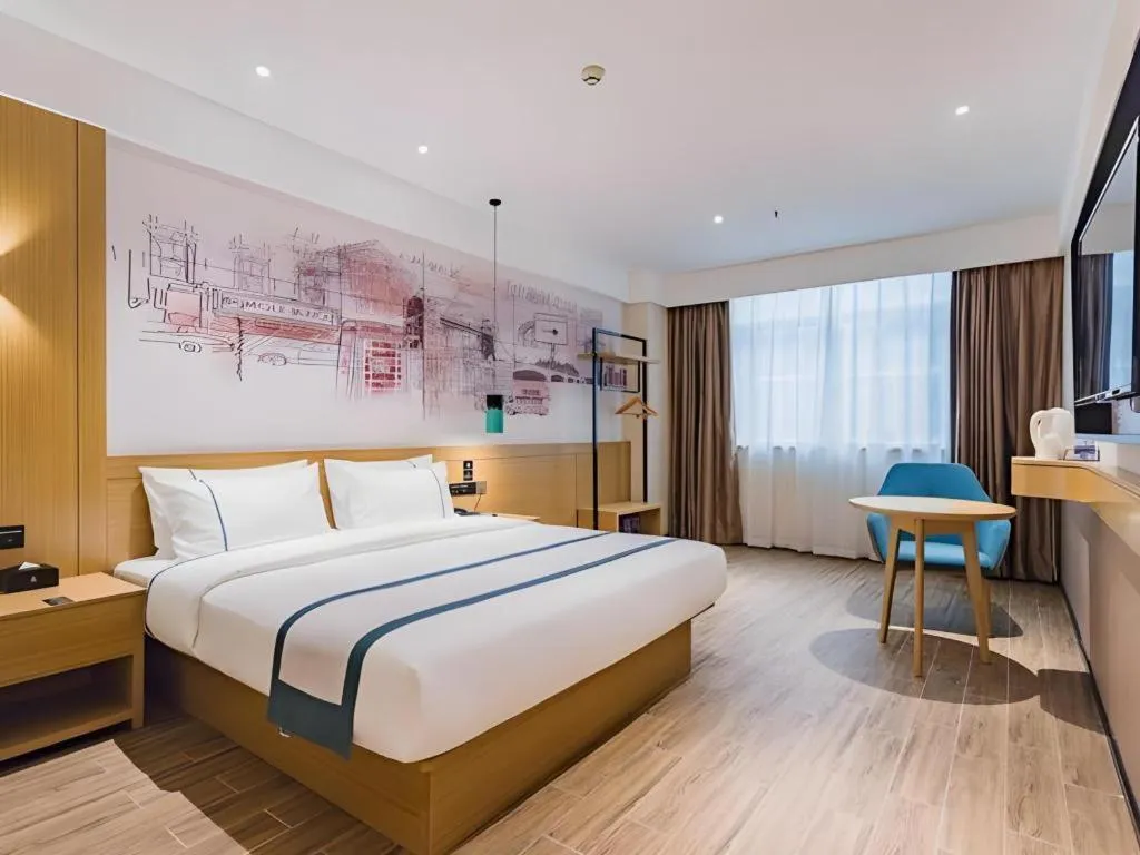 Bed in City Comfort Inn Dongguan Liaobu Jingtai Jiarong Shopping Plaza