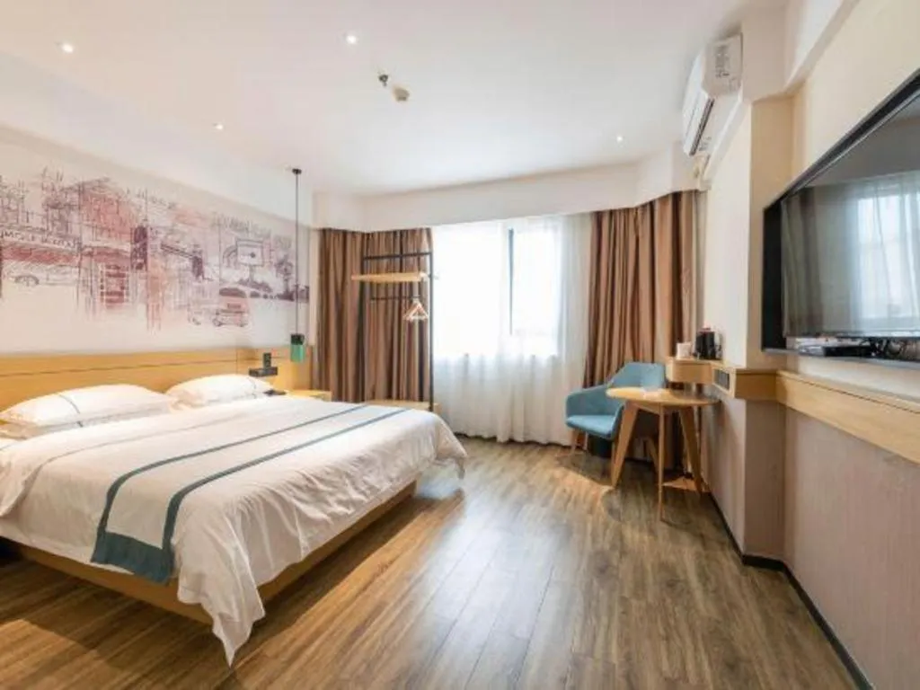 Bed in City Comfort Inn Dongguan Liaobu Jingtai Jiarong Shopping Plaza